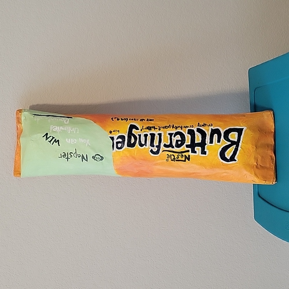 Custom Butterfinger Decorative Art Piece